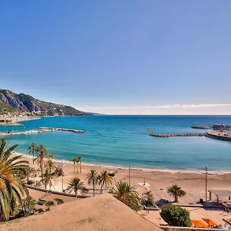 Duplex 6 Pers - Panoramic Sea View - Old City - 2 Mn Beach Menton Exterior photo